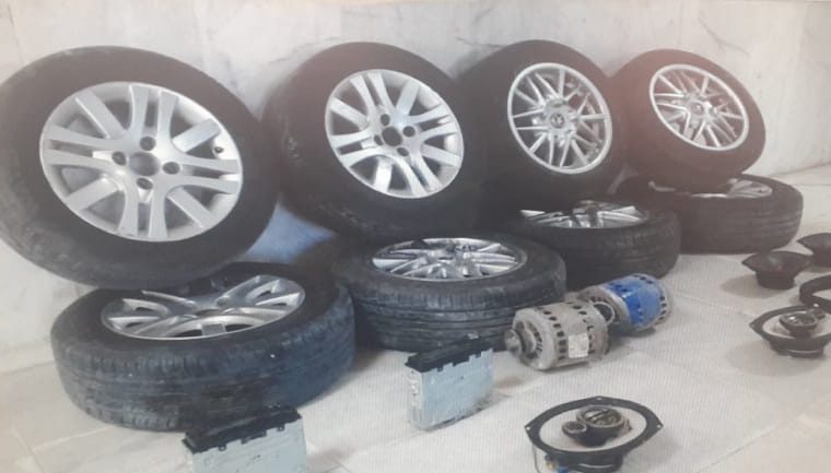 اعتراف به ۲۵فقره سرقت محتویات خودرو