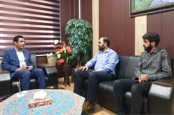 دیدار مسئول بسیج دانشجویی با مدیرکل فرهنگ و ارشاد اسلامی کهگیلویه و بویراحمد