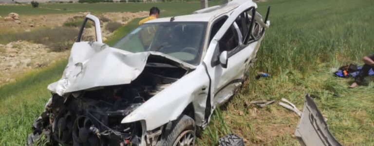 انحراف خودرو در باشت حادثه آفرید