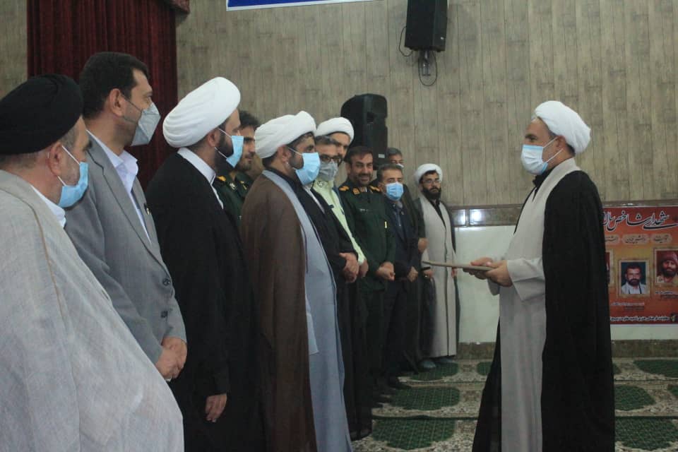 آیین تودیع ومعارفه مسئول نمایندگی دفتر ولی فقیه ناحیه سپاه گچساران برگزار شد