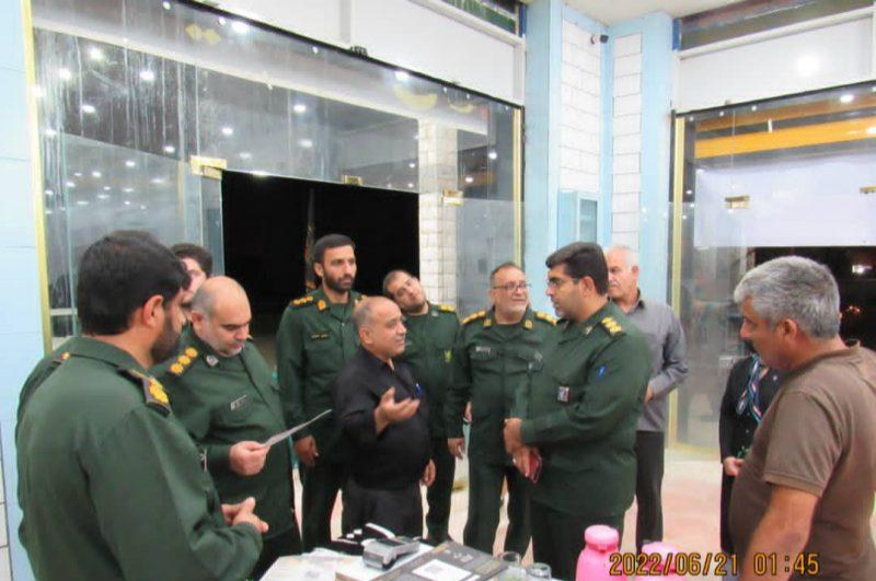 سرکشی های فرمانده سپاه ناحیه گچساران همراه با مسئول دفتر نمایندگی ولی‌فقیه در ناحیه گچساران