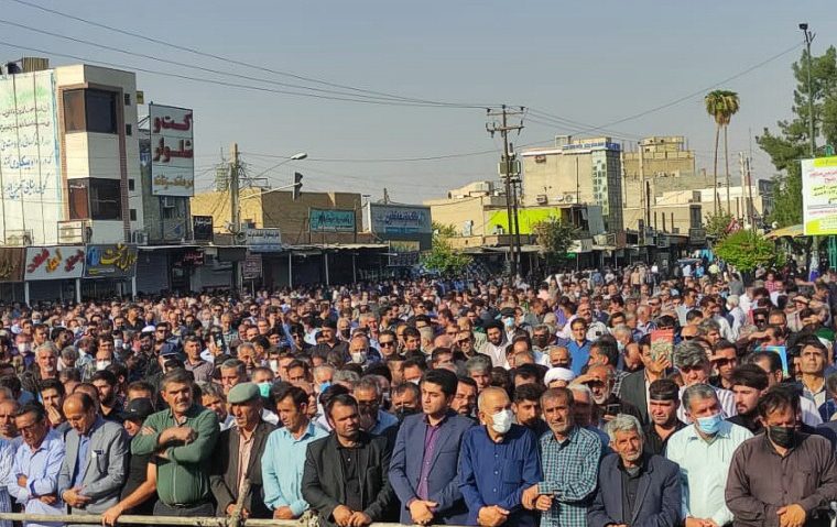 آیین وداع با پیکر استاد «سید قادرلاهوتی» در دهدشت