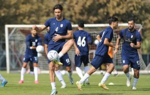 تمرین ویژه مسن‌ترین بازیکن تیم ملی و درخواست کادر فنی از بازیکنان