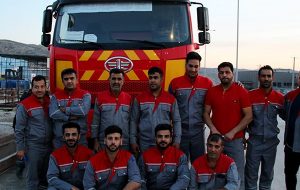 رونمایی از دومین خودروی سنگین آتشنشانی در پتروشیمی گچساران