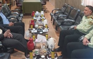  تاج‌گردون به دیدار فرماندهان انتظامی گچساران رفت