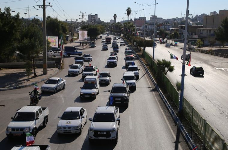 رژه خودرویی و موتوری درگچساران