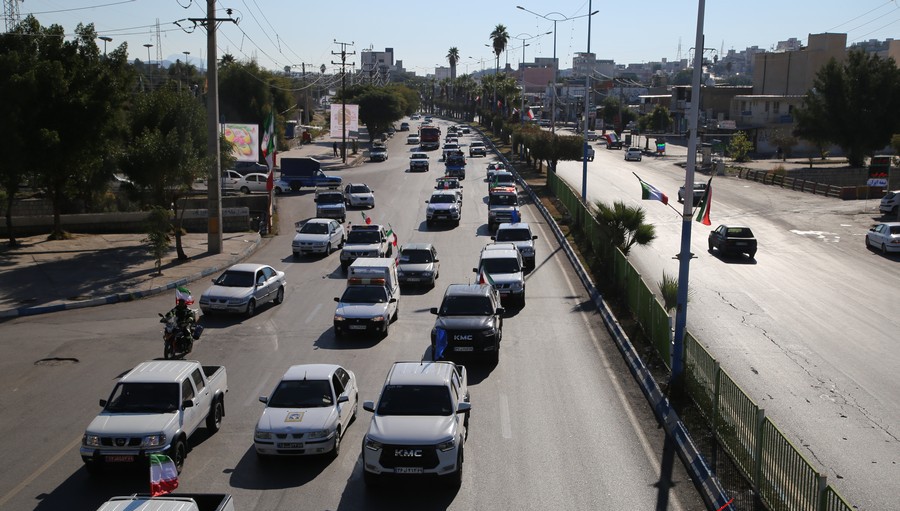 رژه خودرویی و موتوری درگچساران