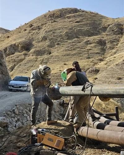 ایمن‌سازی یك كیلومتر از خطوط چاه‌های تاسیسات بهره‌برداری گچساران ۱ شركت نفت و گاز گچساران(سقلاطون)